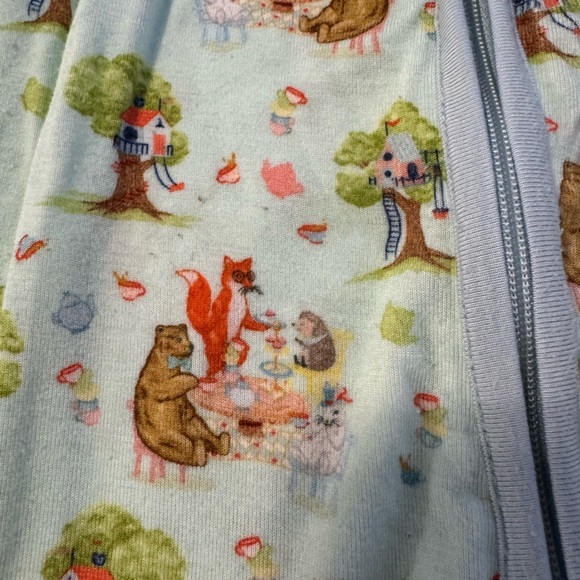 Free Birdees Charming Baby Animal Print Footie - Picture 5 of 5